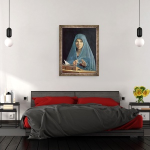 Tablou inramat - Antonello da Messina - Buna Vestire, 60 x 80 cm - Img 3