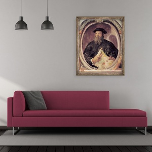 Tablou inramat - Antonio Giovanni de Varese - Ferdinand Magellan c.1480-1521 de la Sala del Mappamondo Sala Hartilor Lumii, 50 x 60 cm - Img 2