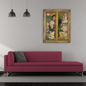 Tablou inramat - Armand Seguin - Placerile Vietii, 50 x 60 cm - Img 2