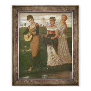 Tablou inramat - Arnold Bocklin - Spring, 50 x 60 cm