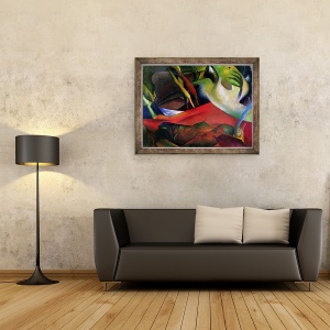 Tablou inramat - August Macke - Furtuna, 60 x 80 cm - Img 2