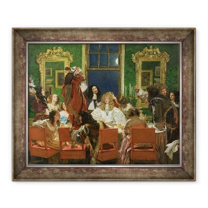 Tablou inramat - Augustus Leopold Egg - Viata lui Buckingham, 70 x 85 cm