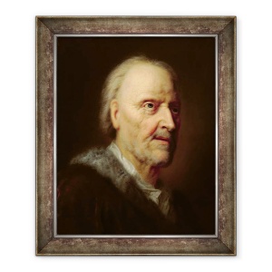 Tablou inramat - Balthasar Denner - Portret De Un Batran, 50 x 60 cm