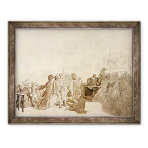 Tablou inramat - Baron Gerard, Francois Pascal Simon - 10 august 1792, 70 x 90 cm