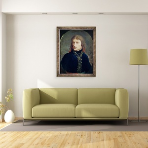 Tablou inramat - Baron Louis Albert Bacler d'Albe - Napoleon Bonaparte 1769-1821 ca general-sef al armatei italiene, 70 x 90 cm - Img 2