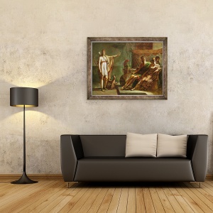 Tablou inramat - Baron Pierre-Narcisse Guerin - Phaedra si Hippolytus, 70 x 90 cm - Img 2