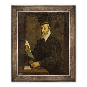 Tablou inramat - Bartolomeo Passarotti - Portretul lui Torquato Tasso 1544-95, 70 x 85 cm