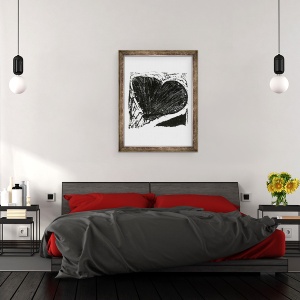 Tablou inramat - Bella Larsson - Molie intunecata, 70 x 90 cm - Img 3