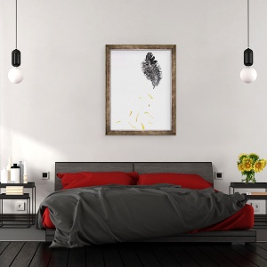 Tablou inramat - Bella Larsson - Pene {Fay-erie praf}, 70 x 90 cm - Img 3