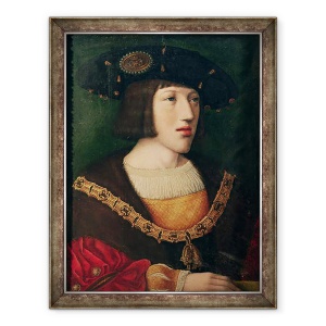 Tablou inramat - Bernard van Orley - Portretul lui Carol V 1500-58, la varsta de aproximativ saisprezece ani, 60 x 80 cm