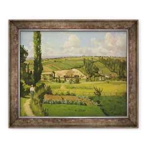 Tablou inramat - Camille Pissarro - Paysage aux Patis, Pointoise, 70 x 85 cm