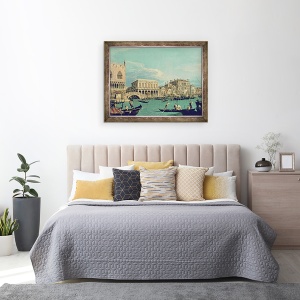 Tablou inramat - Canaletto - Podul Suspinelor, 60 x 80 cm - Img 3