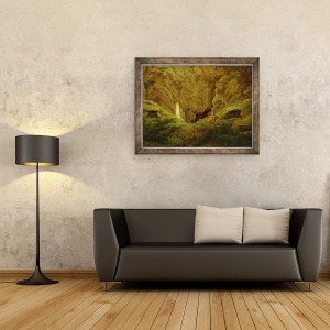 Tablou inramat - Caspar David Friedrich - Mormintele eroilor antici, 70 x 90 cm - Img 2