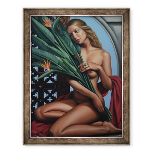 Tablou inramat - Catherine Abel - Pasarea paradisului, 70 x 90 cm