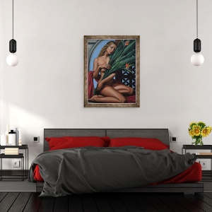 Tablou inramat - Catherine Abel - Pasarea paradisului, 70 x 90 cm - Img 3