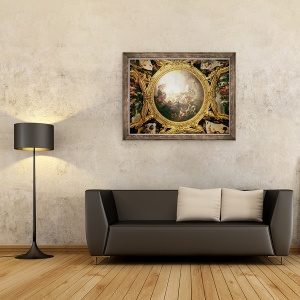 Tablou inramat - Charles de Lafosse - Carul lui Apollo, 70 x 90 cm - Img 2