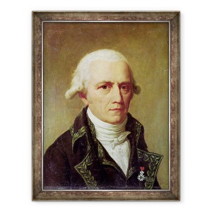 Tablou inramat - Charles Thevenin - Portrait of Jean-Baptiste de Monet 1744-1829 Chevalier de Lamarck, 70 x 90 cm