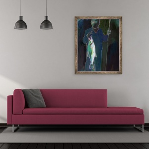 Tablou inramat - Charlotte Evans - agatat, 50 x 60 cm - Img 2