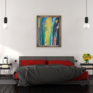 Tablou inramat - Charlotte Evans - prin stuf, 70 x 90 cm - Img 3