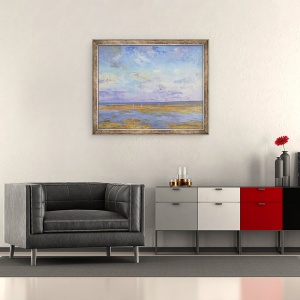 Tablou inramat - Christopher Glanville - Plaja Brittany, 50 x 60 cm - Img 2