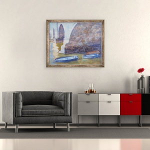 Tablou inramat - Christopher Glanville - Richmond Bridge, 70 x 85 cm - Img 2