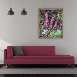 Tablou inramat - Christopher Ryland - Loosestrife salbatice, 50 x 60 cm - Img 2