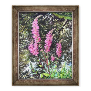 Tablou inramat - Christopher Ryland - Loosestrife salbatice, 70 x 85 cm