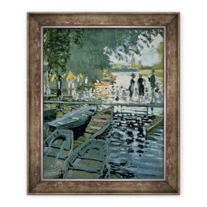 Tablou inramat - Claude Monet - Bathers la La Grenouillere I, 70 x 85 cm