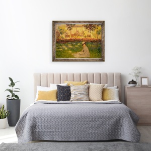 Tablou inramat - Claude Monet - Femeie intr-o gradina, 60 x 80 cm - Img 3