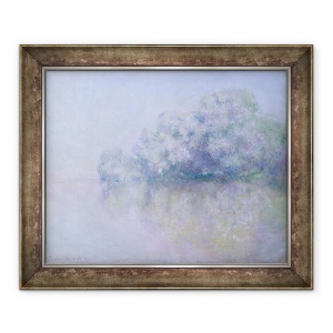 Tablou inramat - Claude Monet - ile aux Orties langa Vernon, 50 x 60 cm