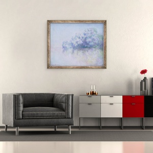 Tablou inramat - Claude Monet - ile aux Orties langa Vernon, 50 x 60 cm - Img 2