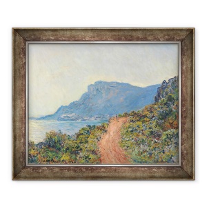 Tablou inramat - Claude Monet - La Corniche langa Monaco, 70 x 85 cm
