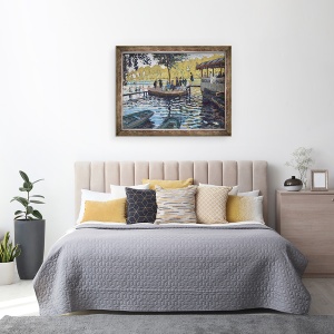 Tablou inramat - Claude Monet - La Grenouillere II, 60 x 80 cm - Img 3