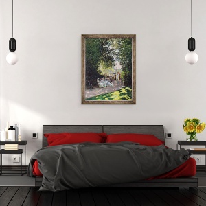 Tablou inramat - Claude Monet - Parc Monceau, 60 x 80 cm - Img 3