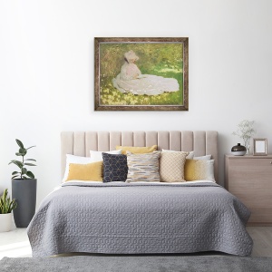 Tablou inramat - Claude Monet - Primavara, 60 x 80 cm - Img 3