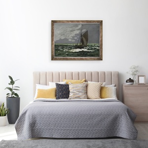 Tablou inramat - Claude Monet - Seascape, Furtuna, 60 x 80 cm - Img 3
