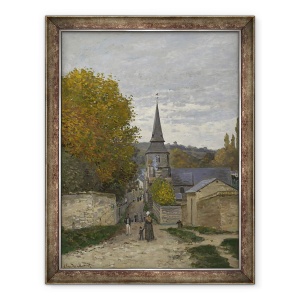 Tablou inramat - Claude Monet - Strada din Sainte-Adresse, 60 x 80 cm