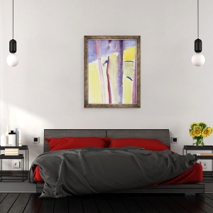 Tablou inramat - Claudia Hutchins-Puechavy - Copaci cu vedere la lac, 70 x 90 cm - Img 3