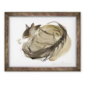 Tablou inramat - Claudia Hutchins-Puechavy - Pisica II, 70 x 90 cm