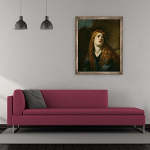 Tablou inramat - Claudio Coello - Magdalena penitenta, 50 x 60 cm - Img 2