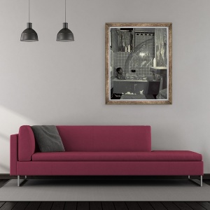 Tablou inramat - Colin Bootman - Baiatul si Bubble, 70 x 85 cm - Img 2