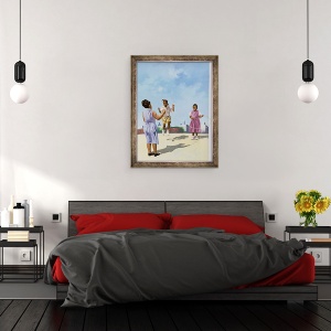 Tablou inramat - Colin Bootman - Cat de mare? 2001, 60 x 80 cm - Img 3