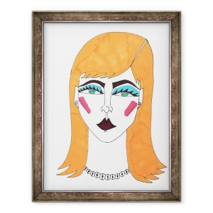 Tablou inramat - Daisy de Villeneuve - Blonde Girl, 70 x 90 cm