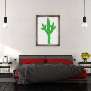 Tablou inramat - Daisy de Villeneuve - Cactus, 70 x 90 cm - Img 3