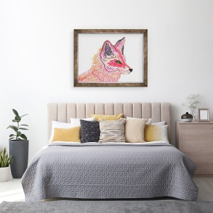 Tablou inramat - Daisy de Villeneuve - Fox, 70 x 90 cm - Img 3