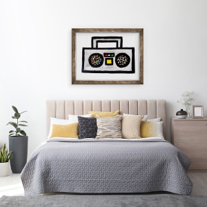 Tablou inramat - Daisy de Villeneuve - Stereo, 60 x 80 cm - Img 3