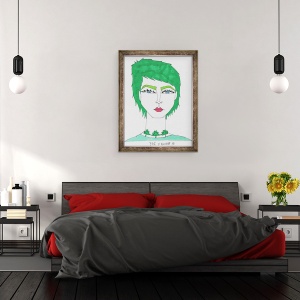 Tablou inramat - Daisy de Villeneuve - Ziua Sf. Patricks, 70 x 90 cm - Img 3