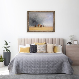 Tablou inramat - David Cox - Traversarea nisipurilor, 60 x 80 cm - Img 3