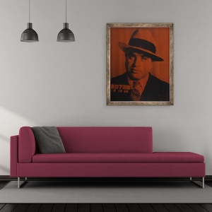 Tablou inramat - David Studwell - Al Capone II, 70 x 85 cm - Img 2