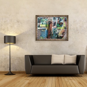 Tablou inramat - David Studwell - Chicago, 70 x 90 cm - Img 3